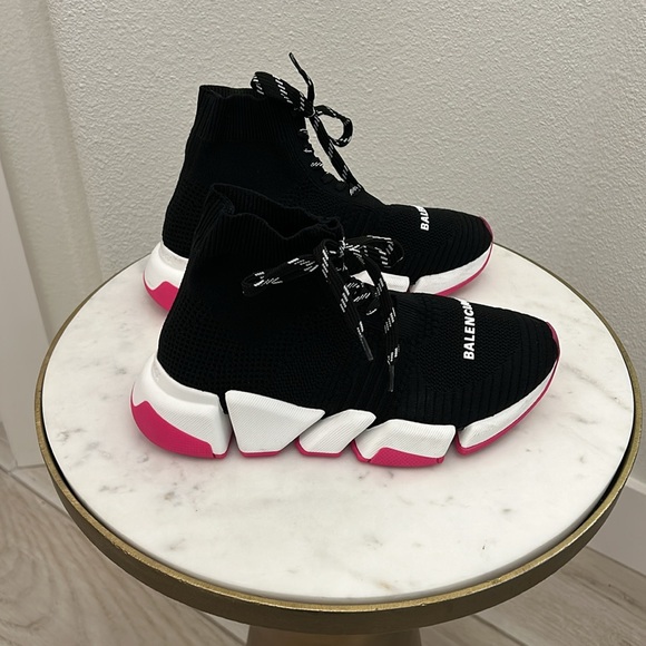 BALENCIAGA SPEED 2.0 LACE UP KNIT SOLE - Picture 4 of 6